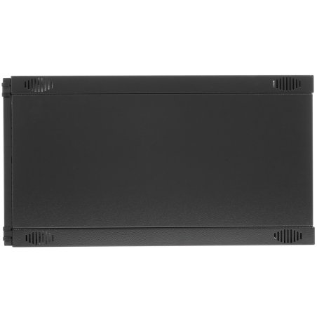Шкаф настенный Lanmaster Next TWT-CBWNM-6U-6X6-BK 6U 550x600 мм пер. дв. металл съемные бок. пан. 60 кг черный