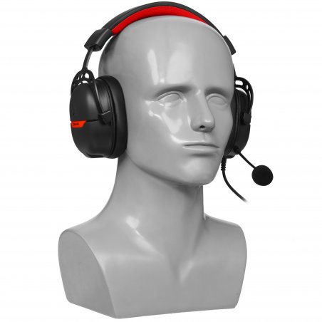 Гарнитура Redragon Aurora чёрный, проводная, USB
