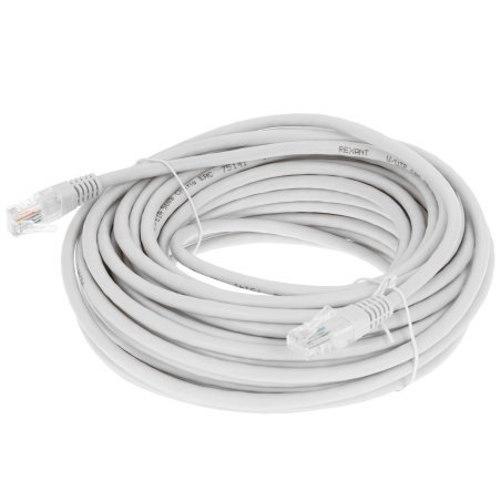 Коммутационный шнур Rexant Патч-корд UTP 5e кат. литой 15М серый