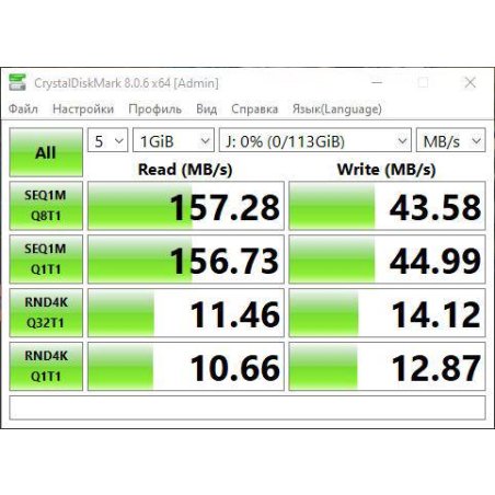 Флешка USB Transcend JetFlash 790 (TS64GJF790W), 64Gb, USB 3.0, R/W 70/25, белый/синий