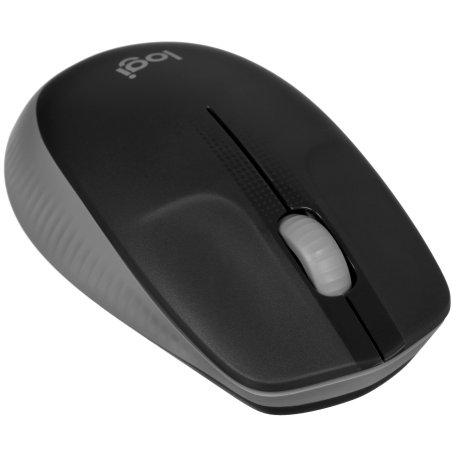Мышь беспроводная Logitech M190 черный/серый, 1000 dpi, радиоканал, USB, кнопки - 3