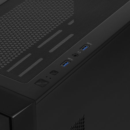 Компьютерный корпус GIGABYTE C200 GLASS MidiTower без Б/П ATX MicroATX MiniITX Цвет черный Gb-C200G