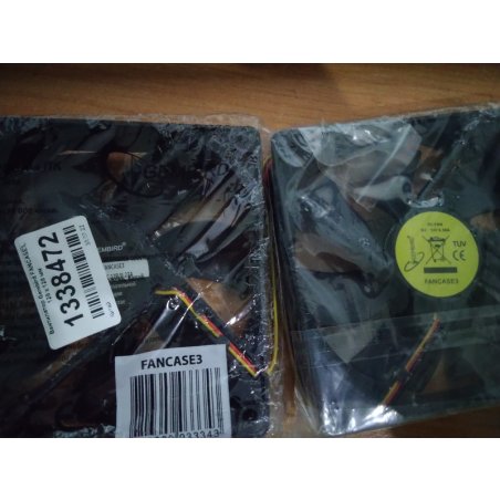 Вентилятор для корпуса Gembird FANCASE3 черный, 120 мм, 2000 об/мин, 38 дБ, 3 pin