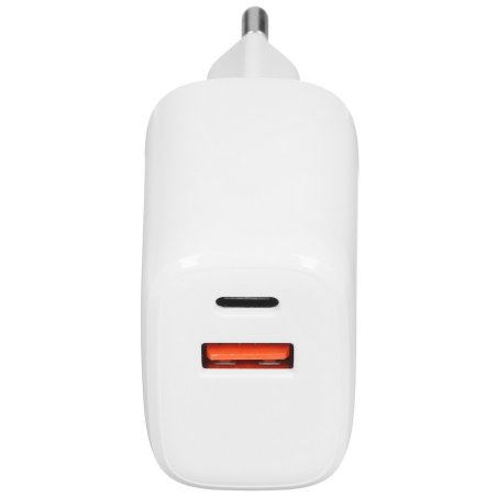 Сетевое зарядное устройство Rexant USB QC (20W) + Type C PD (20W), белый