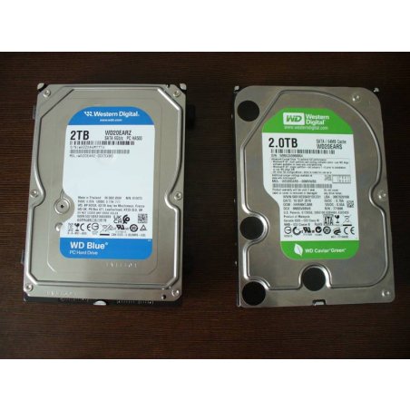 Жесткий диск WD SATA-III 2Tb WD20EARZ Desktop Blue (5400rpm) 64Mb 3.5"
