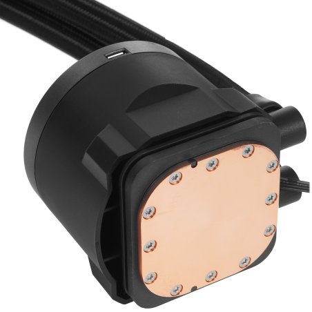 Система водяного охлаждения Thermaltake TH240 V2 Ultra EX Snow ARGb Soc-AM5/AM4/1151/1200/1700 белый 4-pin 28.5dB Al+Cu LCD Ret (CL-W425-PL12SW-A)