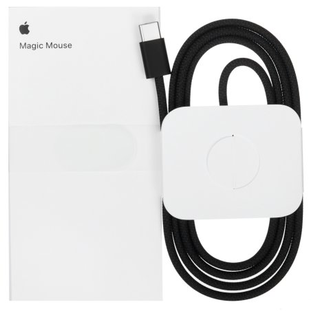 Мышь Apple Magic Mouse 3 A3204 черный лазерная беспров. BT для ноутбука (MXK63CH/A)