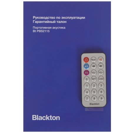 Портативная аудиосистема Blackton Bt PBS2112 черный 40 Вт