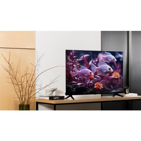 Телевизор Rombica 50" 50MT-UDG54G черный QLED UHD 60Hz Android 1.5Gb/8Gb