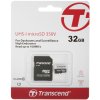 Карта памяти Transcend 32GB microSD w/ adapter U1, High Endurance R95/W45 MB/s