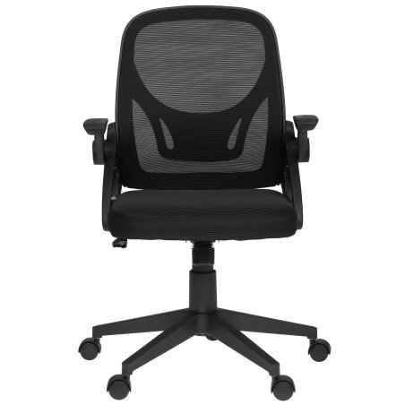 Кресло офисное Defender Office черный, сетка, регулир. подлокот