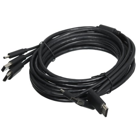 Кабель 3в1 для HTC VIVE New VR, HDMI 4K@30Hz 5 м, VCOM CU415-5M