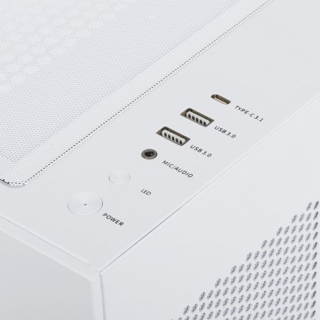 Компьютерный корпус PcCooler C3 T500 WH белый без БП ATX 2xUSB 3.0 1xUSB3.1 audio bott PSU