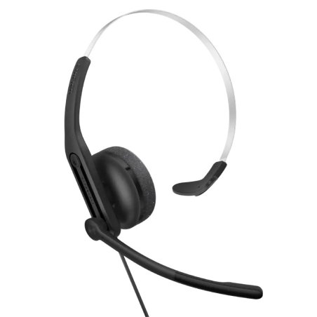 Гарнитура накладные Edifier CC100 1.5м черный проводные оголовье