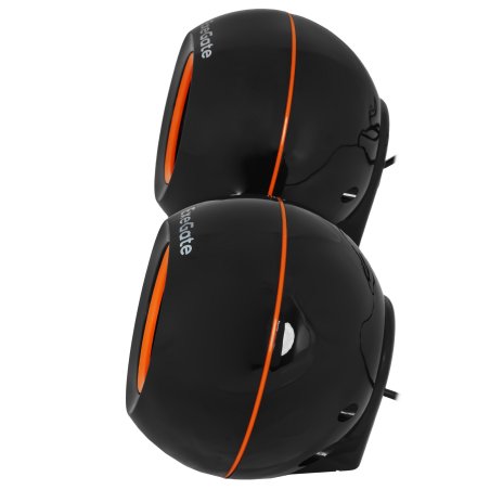 Акустическая система 2.0 ExeGate EX287053RUS Disco 180 (питание USB, 2х3Вт (6Вт RMS), 100-20000Гц, черный)