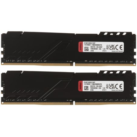 Оперативная память Kingston 16Gb 3200MT/s DDR4 CL16 DIMM (Kit of 2) FURY Beast Black
