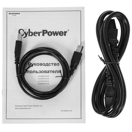 Источник бесперебойного питания Online CyberPower OL1500ERTX L2U 1500VA/1350W USB/RS-232/Dry/EPO/SNMPslot/RJ11/45/ВБМ (8 IEC С13)
