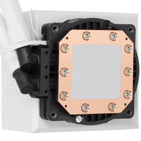 Система жидкостного охлаждения DEEPCOOL LT520 WH белый, 120 мм, алюминий/медь, 2250 об/мин, 32.9 дБ, 3 pin, 280 Вт
