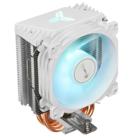 Кулер для процессора JONSBO CR-1400 EVO ARGb (180W, 4-pin PWM, 130мм, Al/Cu, 4x6мм, ARGb, 1x92мм, 38.2CFM, 33.8dBA, 2200RPM, S: 1700/1200/115X, AM4/AM5 белый)