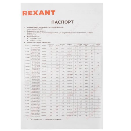 Вентилятор для корпуса Rexant RX 9225MS 24VDC черный, 92 мм, 2500 об/мин, 30 дБ, 2 pin