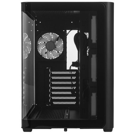 Компьютерный корпус Bloody BD-CC113 черный без БП ATX 10x120мм 2xUSB 3.0 audio bott PSU