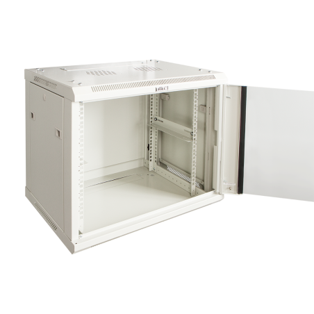 Шкаф настенный серии Pro, 12U 600x600, стеклянная дверь