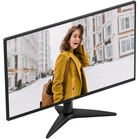 Монитор 27" AOC Q27B36S3 IPS 2560x1440, 120 Гц, 4 мс, 16:9, 350 кд/м², DP 1.4, HDMI 2.0, HDR10, Adaptive-Sync, Flicker-free, Low Blue Light, черный