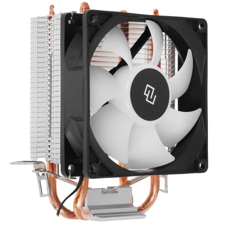 Кулер для процессора Digma D-CPC110-PWM1 черный, 90 мм, алюминий/медь, 2200 об/мин, 23 дБ, 4 pin, 110 Вт, 130 мм