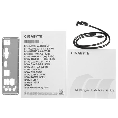 Материнская плата Gigabyte B760M H DDR4, LGA 1700, Intel B760, 2xDDR4, 4xSATA, 2xM.2, 1xPCIe 4.0 x16, 1xPCIe x1, 1xHDMI, 1xVGA, 1x 1Gb LAN, 2xUSB 2.0, 4xUSB 3.2 Gen 1, 3x3.5 мм, 7.1, Micro ATX