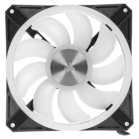 Комплект вентиляторов Corsair iCUE QL140 RGb CO-9050106-WW 140мм PWM белый Fan — Dual Fan Kit with Lighting Node CORE