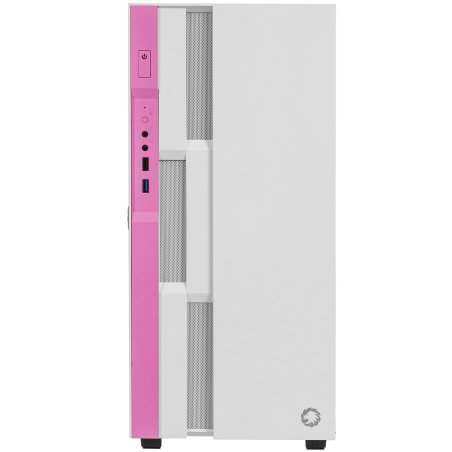 Компьютерный корпус GameMax Brufen C3 WP без БП, MidiT, ATX, Бело-роз, Зак. стекл., USB 3.0, 1*120; 1*140мм вент.