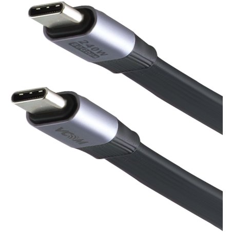 Кабель VCOM USB4 TypeC(M)--TypeC(M), 5K 60Hz, 8K 30Hz 40Gbps, PD 240W, 2м CU560-2M