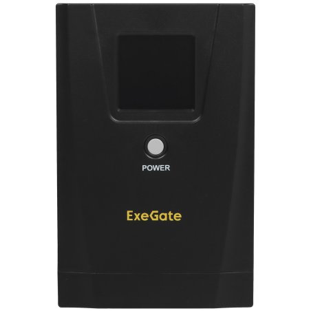 Источник бесперебойного питания ExeGate SpecialPro Smart LLB-1500.LCD.AVR.C13.RJ 1500VA/950W, LCD, AVR, 6*IEC-C13, RJ45/11, черный