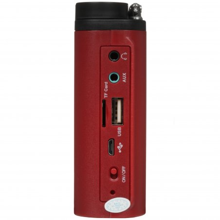 Радиоприемник Perfeo цифровой ТАЙГА FM+ 66-108МГц/ MP3/ встроенный аккум,USB/ бордовый (I70RED) PF_C4940