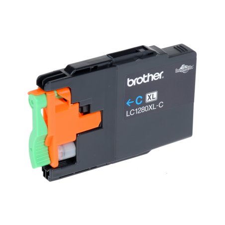 Картридж струйный Brother LC525XLC голубой (1300стр.) для Brother DCP-J100/J105/J200