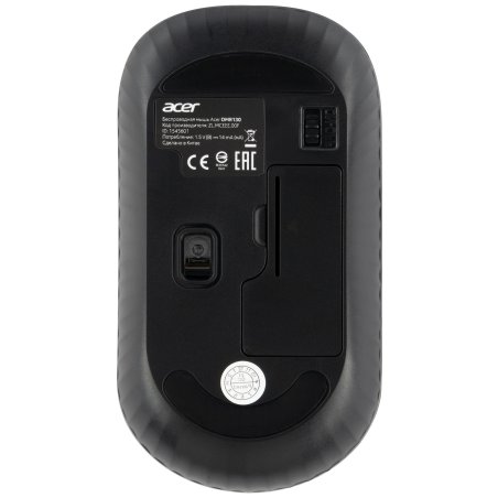 Мышь беспроводная Acer OMR130 черный, 1200 dpi, радиоканал, USB, кнопки - 3