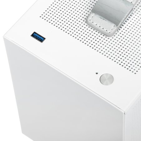 Компьютерный корпус без блока питания PCCooler I100 PRO MESH GY, Mesh Compact, серый, SPCC, no fans ITX 60/300/SFX PSU support; 1x2.5", 1x3.5", 2xPCI 1xUSB-C 3.1 308x128x190mm