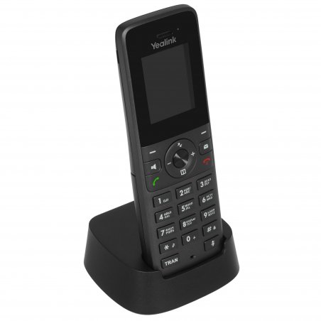 Телефон DECT-трубка Yealink W73P DECT (база W70B+трубка W73H) до 10 SIP-аккаунтов, до 10 трубок на базу, до 20 одноврем. Вызовов