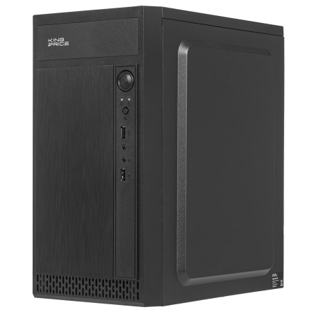 Компьютерный корпус KingPrice KPCC-MN208 черный без БП mATX 1x80мм 2x120мм 2xUSB 2.0 audio