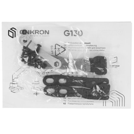 Кронштейн для мониторов Onkron G130 черный 17"-57" макс.27кг настольный поворот и наклон