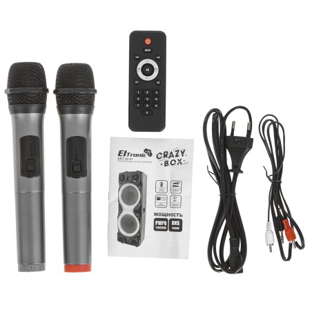 Колонка Eltronic 12" (30-41 CRAZY BOX) динамик 2шт/12" с TWS