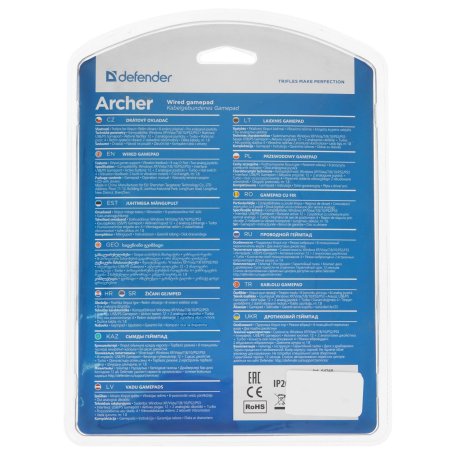 Геймпад Defender Omega USB, Проводной геймпад, 12 кнопок, 2 стика