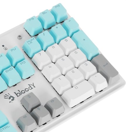 Клавиатура проводная A4Tech Bloody S510N USB белый