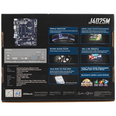 Материнская плата ASRock A520M-HVS, AM4, AMD A520, 2xDDR4, 4xSATA, 1xM.2, 1xPCIe 3.0 x16, 1xPCIe 3.0 x1, 1xHDMI, 1xVGA, 1x 1Gb LAN, 3x3.5 мм, 7.1, mATX