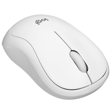 Мышь беспроводная Logitech M240 SILENT белый, 4000 dpi, Bluetooth, кнопки - 3