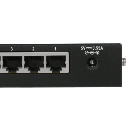 Неуправляемый коммутатор с 8 портами 10/100Base-TX D-Link DES-1008D/(K2A/K3A)RU/J1A/J2A/L2A/L2B