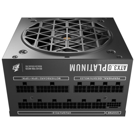 Блок питания 1STPLAYER NGDP Platinum (HA-1000BA3-BK), 1000Вт, 80 PLUS Platinum, 120мм, модульный, черный