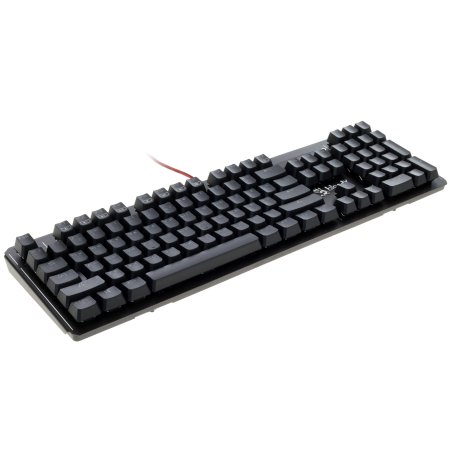 Клавиатура проводная A4 B975 механическая черный USB Gamer LED (подставка для запястий)