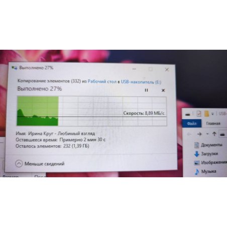 Флешка USB Sandisk 64Gb Ultra Dual SDDDC2-064G-G46 USB 3.0 серый/узор