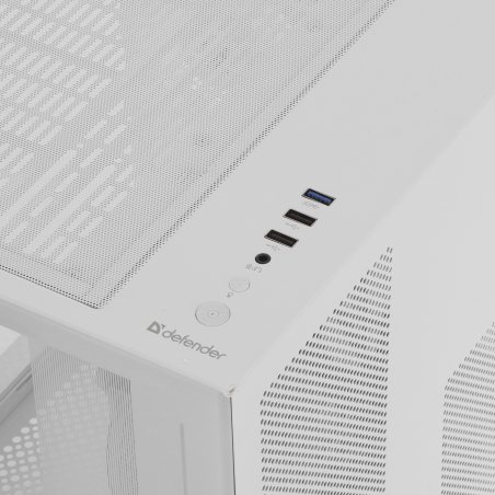 Компьютерный корпус DEFENDER NovaCube белый,mATX,3fan,switch&M/BSynс